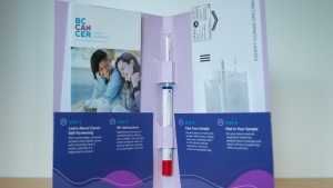 Canadian researchers say some women with early-stage cervical cancer can be safely treated with a less invasive hysterectomy that has fewer complications.. A cervix self-screening kit is a part of the first self-screening cervical cancer plan in Canada, in Vancouver, B.C., Tuesday, Jan. 9, 2024. THE CANADIAN PRESS/Ethan Cairns