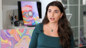 Sam, a student at OCAD University, says she was the target of death threats and antisemitic messages that were written on the walls of her school.