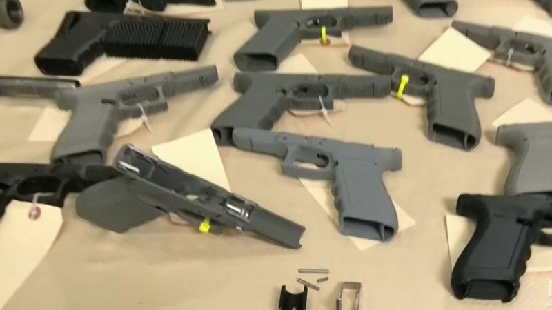 Man charged with making 3D-printed guns