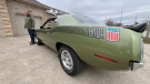 Tony Romeo is seen with his rare 1970 AAR Plymouth ‘Cuda on Feb. 28, 2024. (Chris Campbell/CTV News Windsor) 