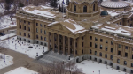 The Alberta Legislature Building ahead of Budget 2024. (CTV News Edmonton)