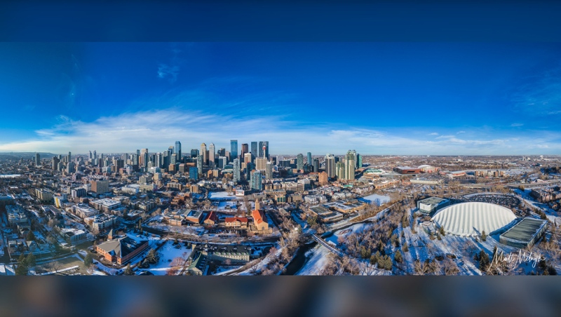 A weather advisory was issued for Calgary Thursday as temperatures are expected to drop rapidly throughout the afternoon. (Photo courtesy Matt Melnyk)