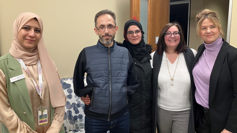 Ismail Khedro, a client of the Refugee Health Centre, continues to reflect on his experience after a tragic accident in Syria. (Sijia Liu/CTV News)