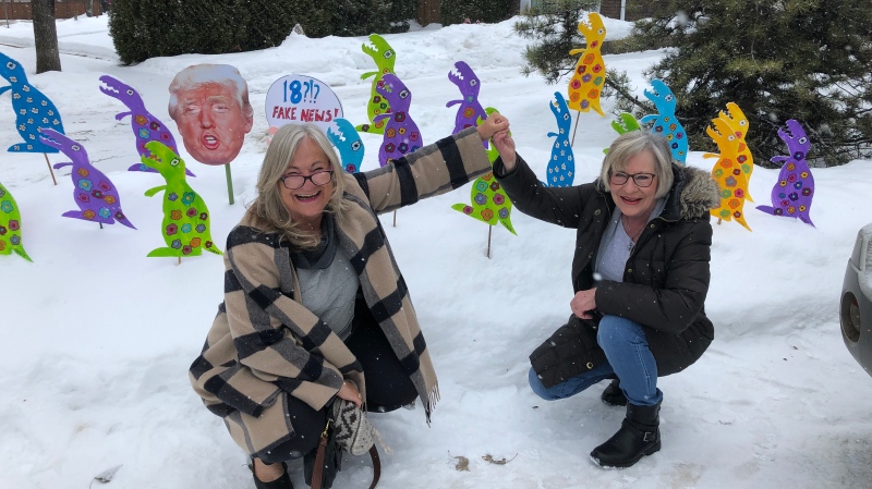 Longtime friends Muriel Grimble (left) and Marilyn Carlyle-Helms celebrate their leap year birthdays together every year at the end of February. (Supplied)