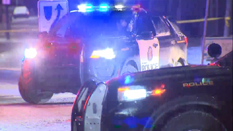 Calgary police say an officer opened fire in the northeast community of Temple on Thursday evening, striking a man in the leg.