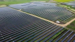 Solar panels pictured at the Michichi Solar project near Drumheller, Alta., Tuesday, July 11, 2023. (THE CANADIAN PRESS/Jeff McIntosh)