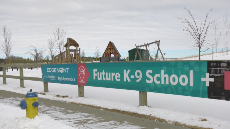 The Alberta government is funding 13 new schools in Edmonton in the coming years. (Evan Klippenstein/CTV News Edmonton)