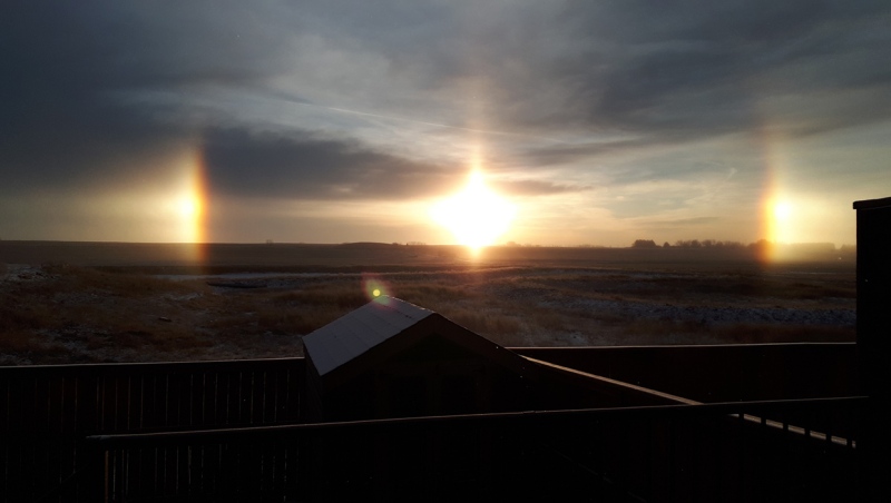 The view from Strathmore earlier this week is our CTV Picture of the day. Thanks Diane Christensen.