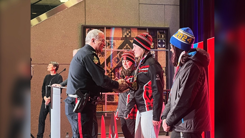 The Special Olympics held a closing ceremony Saturday at city hall in Calgary at the end of a wildly successful winter games.