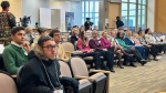 Group of people listen to speaker at Sheroes gala (CTV News/Steve Mann)