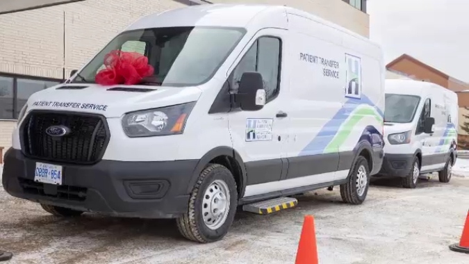 Two brand new patient transfer vehicles will take Blanche River Health patients to medical appointments out of town, thanks to the largest donation by an individual in the foundation’s history. (Supplied/Blanche River Health)