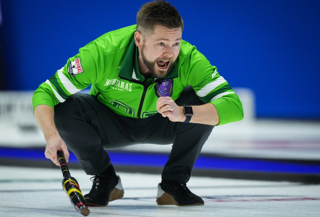 Mike McEwen at the 2024 Brier