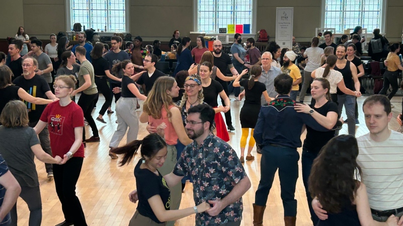 The Glebe Community Centre was thumping with music and dance over the weekend, as the O-Town Showdown made its grand return. (Sam Houpt/ CTV News Ottawa)