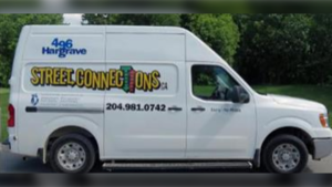 An outreach van used by the WRHA'S Street Connections team was stolen over the weekend in Winnipeg. (Source: Winnipeg Regional Health Authority)