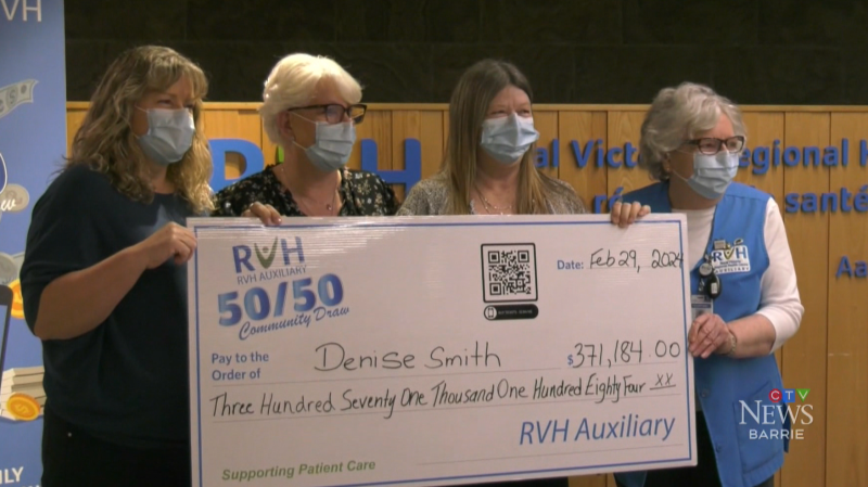 Health care workers win RVH Auxiliary 50/50