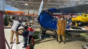 An event highlighting women in aviation was held at the Alberta Aviation Museum on March 9, 2024. (Galen McDougall/CTV News Edmonton)