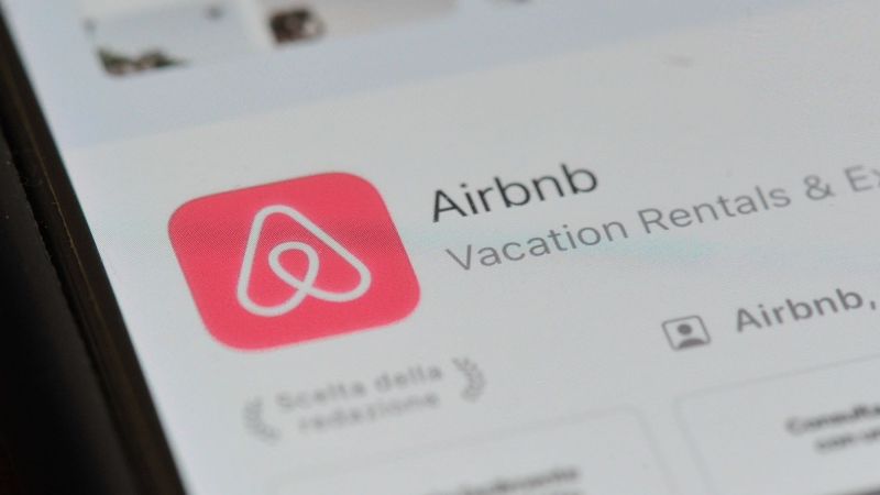 Airbnb hosts who currently have indoor security cameras have until April 30 to remove them. (Lorenzo Di Cola / NurPhoto / Getty Images via CNN Newsource)