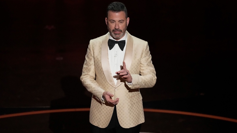 Jimmy Kimmel calls out Trump at the Oscars: 'Isn't it past your jail time?'