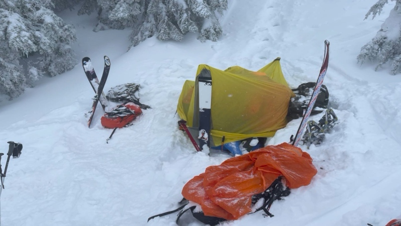 Woman survives being buried in avalanche 
