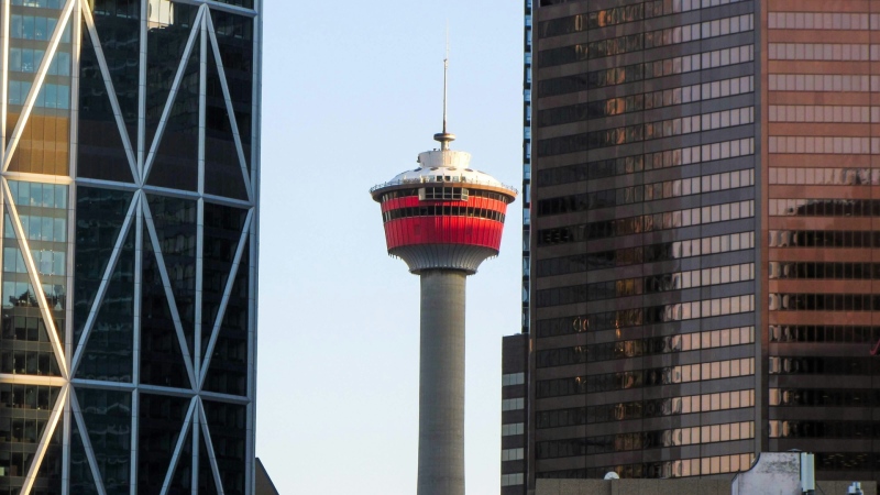 A stock photo showing the Calgary Tower. (Unsplash/Justin Hu)