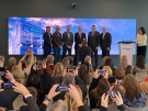 Wawanesa celebrates the grand opening of its new headquarters in Winnipeg on March 13, 2024. (Jamie Dowsett/CTV News Winnipeg)