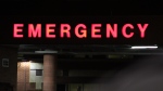 An emergency room sign in Regina can be seen in this file photo. (David Prisciak/CTV News)