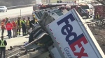 CTV National News: Truck dangles from bridge