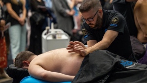 Maurizio Perna is a massage therapist that works with cancer patients at the MUHC, and also competes in the International Massage Therapy Championship. (Maurizio Perna)