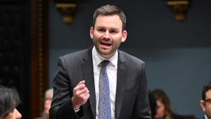 Parti Quebecois leader Paul St-Pierre Plamondon confirmed on March 15, 2024 that he received death threats, and that a suspect has been arrested by Quebec provincial police. (Jacques Boissinot, The Canadian Press)