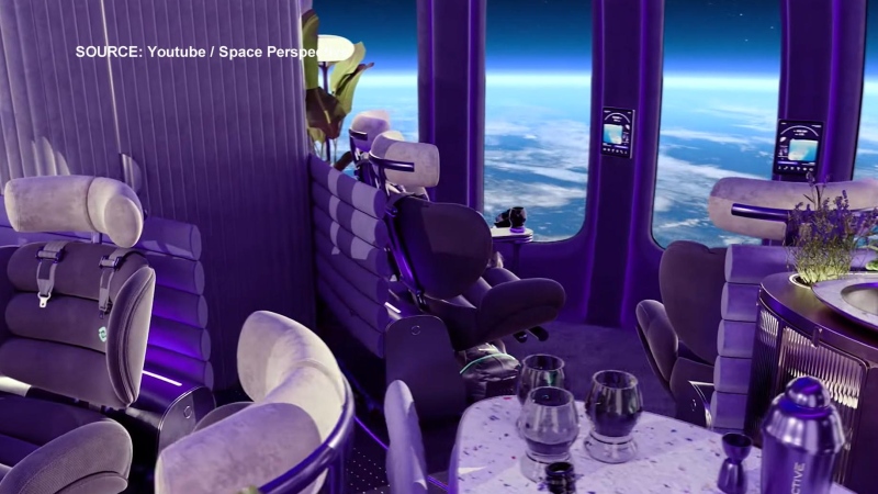 Dining in space