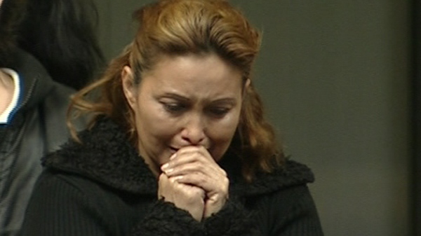 Lilian Villanueva broke down in tears at the Montreal courthouse as the public inquiry into her son Fredy's death continued on March 10, 2010.