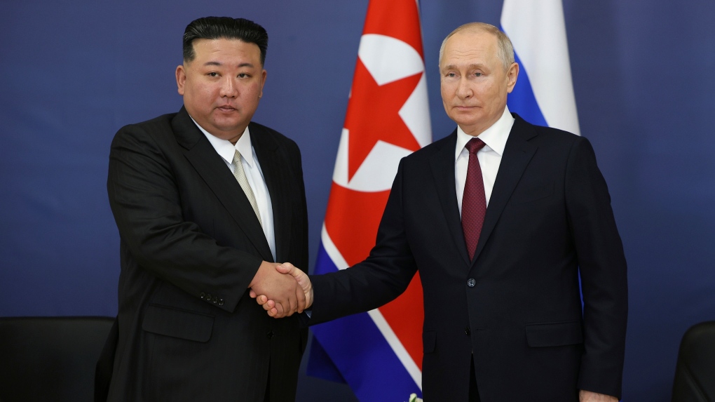 Putin and Kim Jong Un