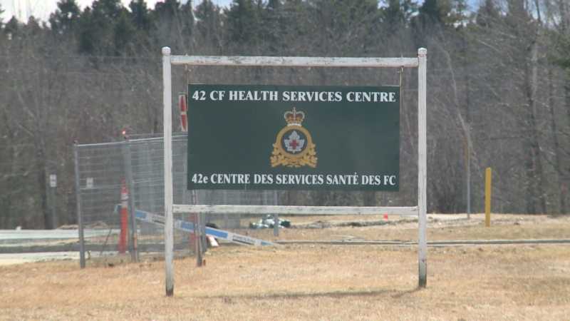 Base Gagetown’s health services centre is pictured. (Source: Laura Brown/CTV News Atlantic)