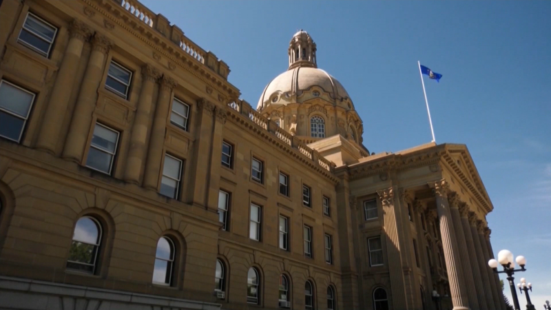 The Alberta legislative building in an undated photo. (CTV News Edmonton)
