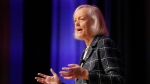 U.S. ambassador to Kenya Meg Whitman speaks at an event in San Francisco, Sept. 15, 2023. (AP Photo/Jeff Chiu, File)