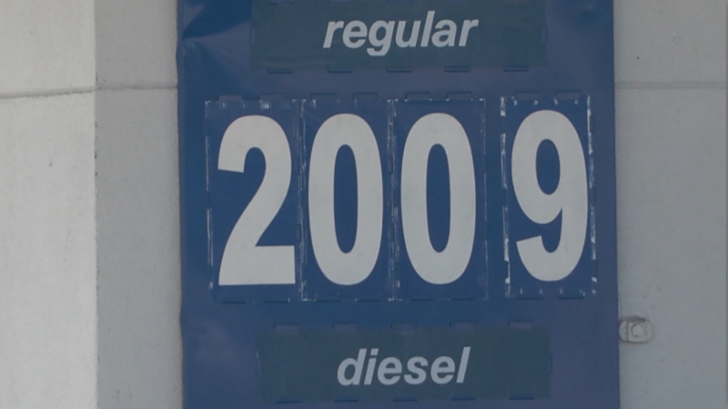 A gas station in Metro Vancouver is seen in this CTV News image from March 18, 2024. 