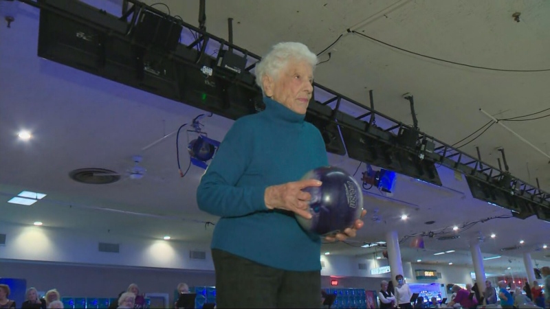 Eva Rigler will turn 100 on March 20, 1924, and the soon-to-be centenarian will continue to go to her weekly bowling games in St. Laurent, Que.