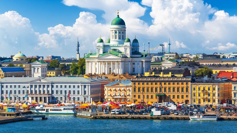 Finland is the world's happiest country for the seventh year in a row. Helsinki is pictured. (scanrail/iStockphoto/Getty Images via CNN Newsource)