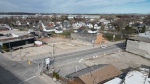 Aerial view of Wheatley, Ont., on Thursday, March 21, 2024. (Bob Bellacicco/CTV News Windsor)