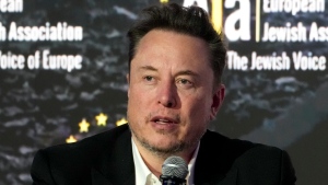 Elon Musk's X said it's funding legal bills for a Canadian doctor previously chastised by regulators for her tweets about COVID-19. (Czarek Sokolowski/AP Photo)