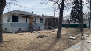 The scene of a fatal fire in the early morning hours of Sunday, March 24, 2024. The blaze affected a home on the 2500 block of Elliot Street. (Hallee Mandryk/CTV News)