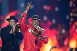 Maestro Fresh Wes performs at the Juno awards, in Halifax, Sunday, March 24, 2024. THE CANADIAN PRESS/Darren Calabrese
