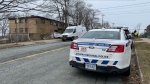 Halifax police are pictured on Pinecrest Drive in Dartmouth, N.S., on March 25, 2024. (Joel LeBlanc/CTV Atlantic)