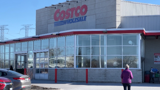 Costco's Merivale Road location in Ottawa, Ont. on Mar. 25, 2024. (Tyler Fleming / CTV News). 