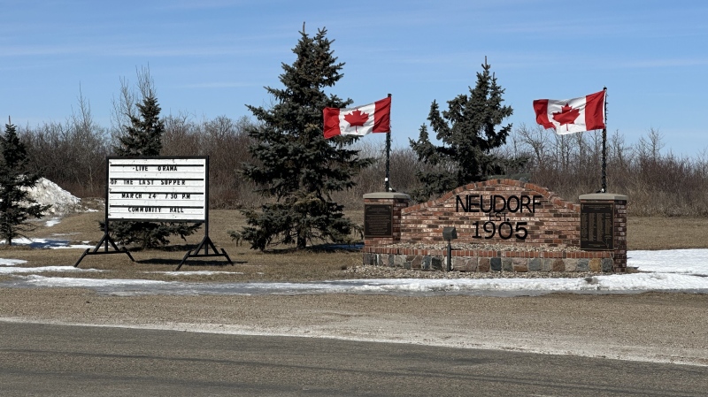 Saskatchewan RCMP are investigating after four adults were found dead at a rural residence near Neudorf, Sask. (Sierra D'Souza Butts/CTV News) 