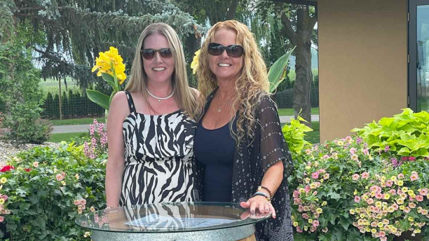 For decades, Paula Blanchard searched for her biological family. What she didn't know was that one member of that family had been right in front of her for 20 years. Blanchard, right, poses with best friend and half-sister Heather Barker (Photo courtesy of Paula Blanchard).