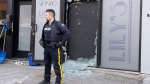 RCMP officers conduct at a raid a business in relation to a suspected drug operation Tuesday, March 26, 2024 in Montreal.THE CANADIAN PRESS/Ryan Remiorz