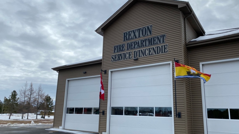 The Rexton, N.B., fire department is pictured. (Source: Derek Haggett/CTV News Atlantic)