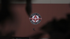 The Moose Jaw Warriors emblem can be seen in this file photo. (David Prisciak/CTV News)