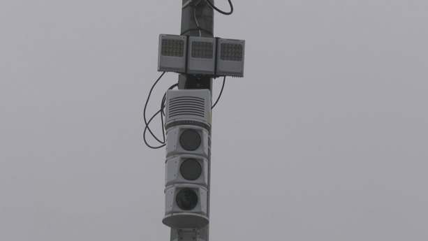 Speed enforcement cameras in Barrie Ont,. on March 26, 2024. (CTV News/Catalina Gillies)
